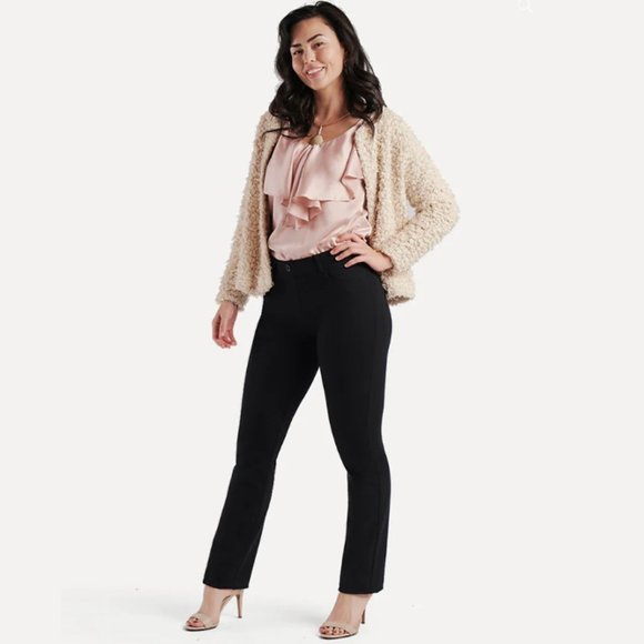 Betabrand Pants - Betabrand Straight Leg 7 Pocket Dress Pant Yoga Pants small petite